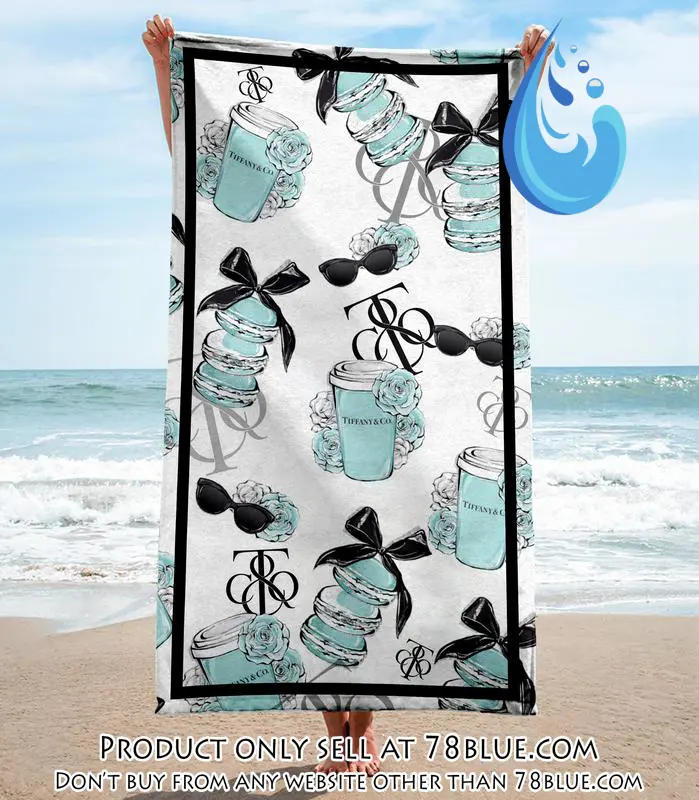 Tiffany & co. beach towel luxury brand hot trending summer  bt00344 78b0954610
